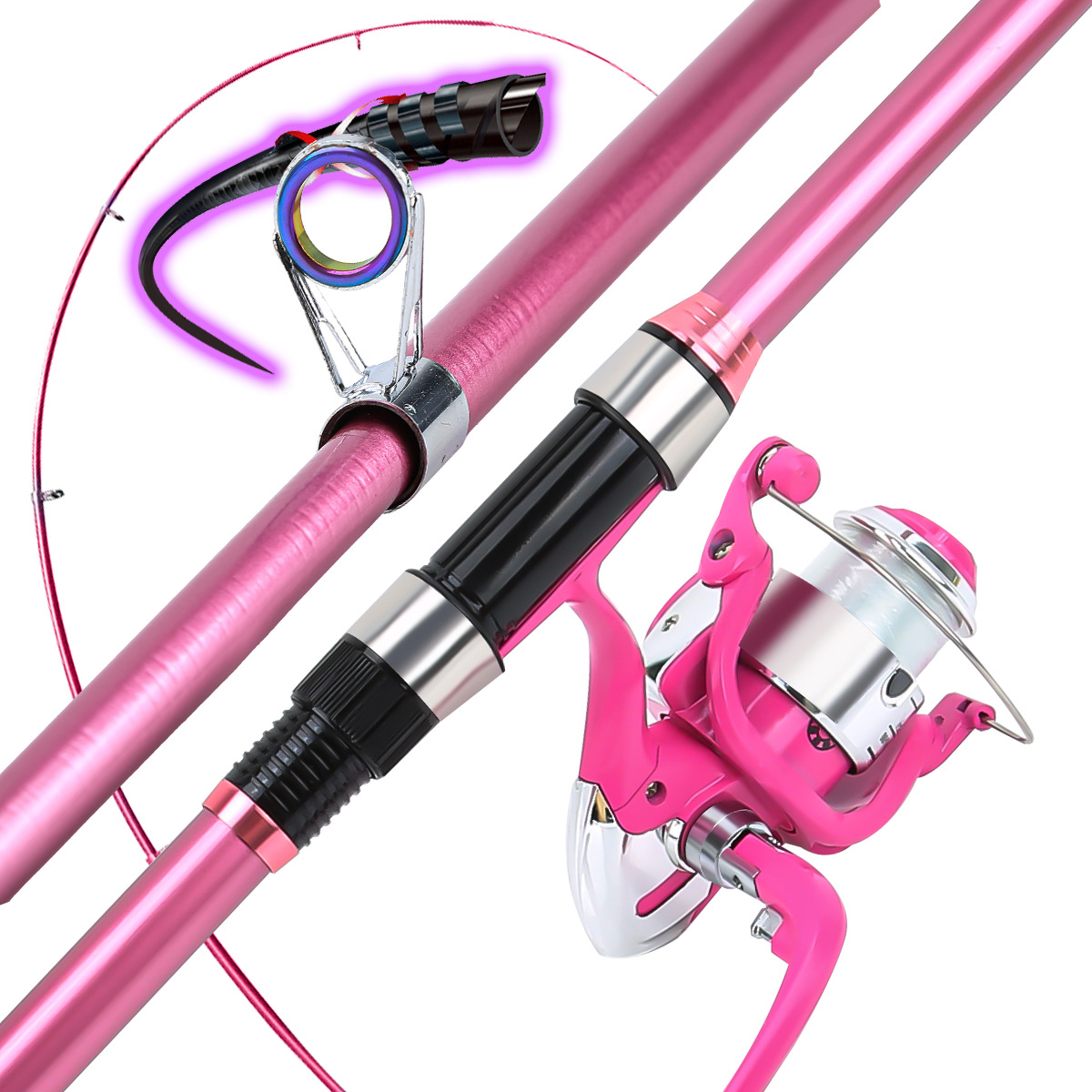 Fishing Pole Set Full Kits Wit - Fishing Line Spooler review and price
