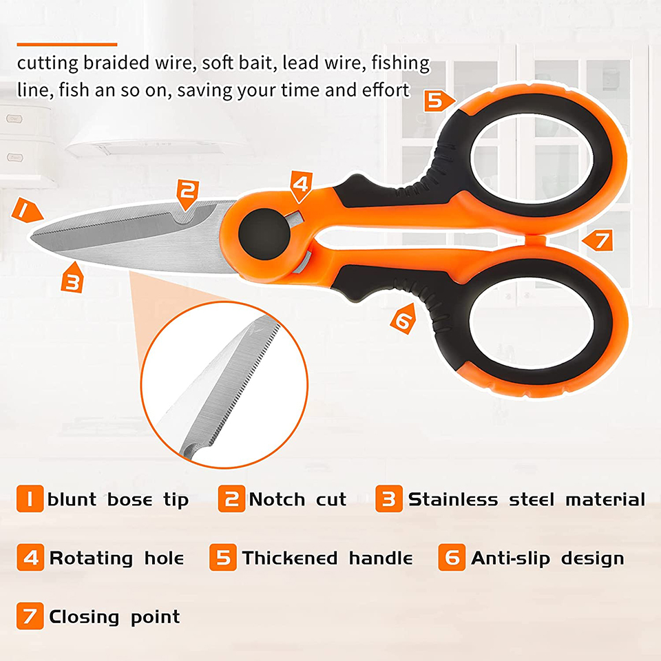 WALK FISH Japanese 420 Stainle - Fishing Line Cutter review and price