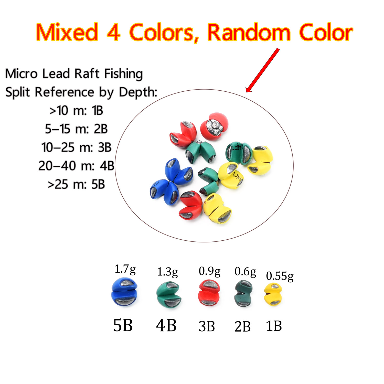 Multi Size Taper Metal Sinkers - Saltwater Line review and price